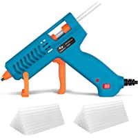 Pistola de Silicona Caliente 50W Tilswall-Pistola de Pegamento con 75pcs Barras-Pistola Manualidades para Bricolaje…